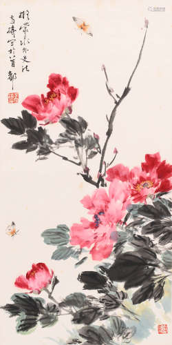 王雪涛 (1903-1983) 牡丹蝴蝶