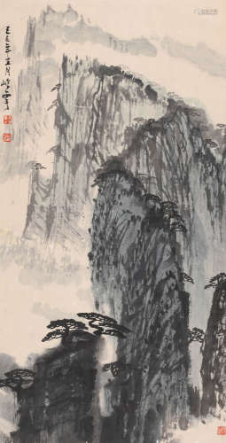 秦岭云 (1914-2008） 山水