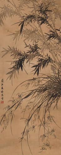 吴焕采 (1833-?) 兰竹