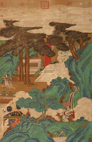 仇英 (1505-1552) 祝寿图