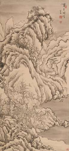 溥儒 (1896-1963) 霁色明峰