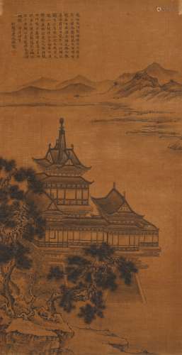 仇珠 (1530-?) 山水楼阁