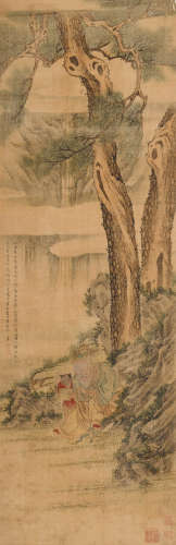 万寿祺 (1603-1652) 读书图