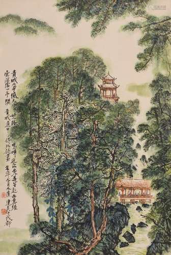 冯建吴 (1910-1989) 春城风光