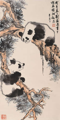 刘海粟 (1896-1994) 熊猫