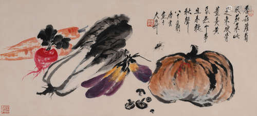 唐云 (1910-1993) 瓜果
