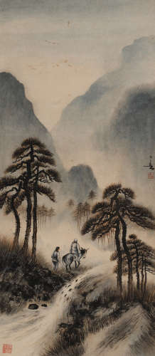 黄幻吾 (1906-1985) 梅花小鸟