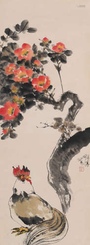 程十发 (1921-2007) 茶花大吉