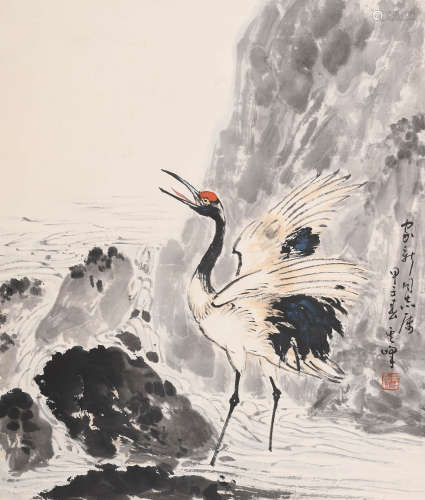 孙其峰 (1920-2023) 仙鹤