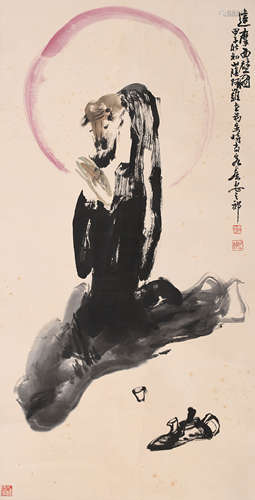 李世南 （b.1940) 达摩面壁