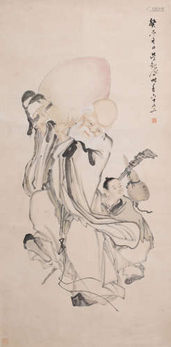 吴观岱 (1862-1929) 献寿图