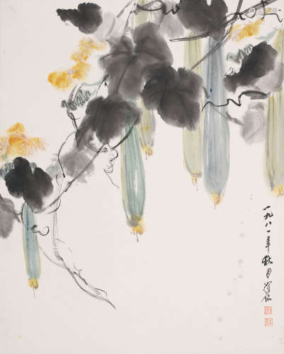 罗铭 (1912-1998) 丝瓜