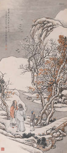 杨德春 (1851-1911) 雪景山水
