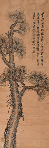 冯镜如 (1844-1913) 松树