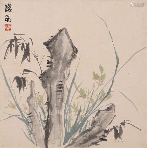 罗复堪 (1872-1955) 兰石图