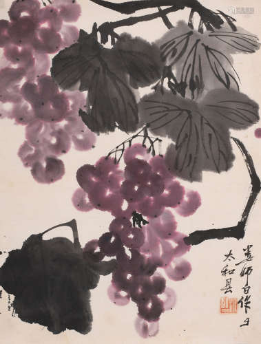 娄师白 (1918-2010) 葡萄
