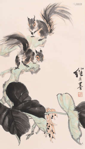 刘继卣 (1918-1983) 松鼠