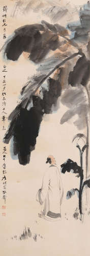张大千 (1899-1983) 芭蕉高仕