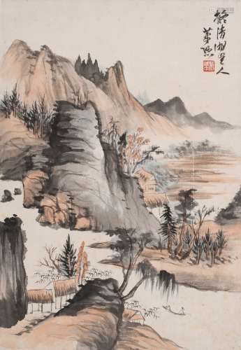 萧愻 (1883-1944) 山水