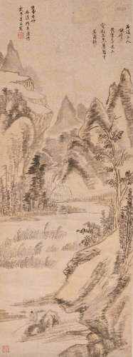 石溪（1612-1692） 山水
