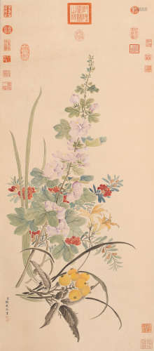钱载 (1708-1793) 花卉