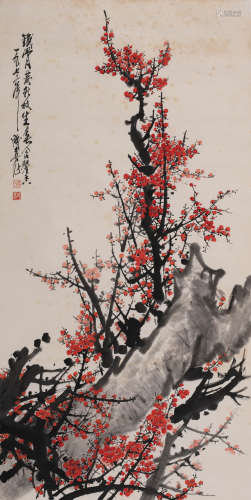 王成喜 (b.1940) 红梅图