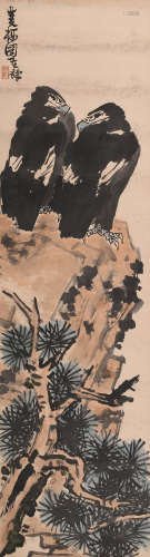 李苦禅 (1899-1983) 双栖图