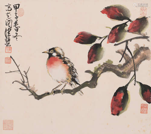 陈佩秋 (1923-2020) 花鸟