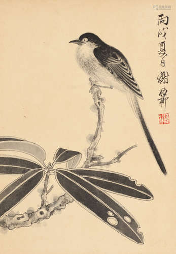 谢稚柳 (1910-1997) 花鸟