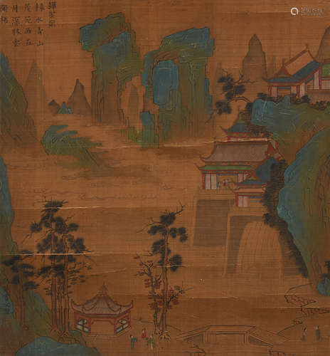 仇英 (1505-1552) 青绿山水