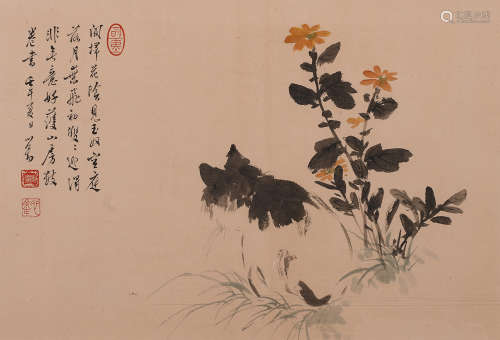 溥儒 (1896-1963) 猫
