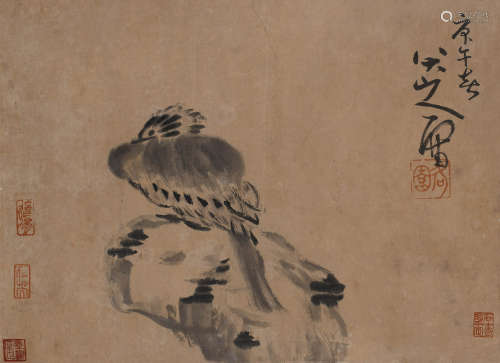 八大山人 (1626-1705) 小鸟