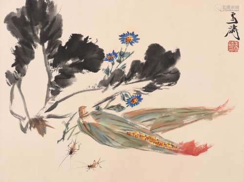 王雪涛 (1903-1983) 花卉草虫
