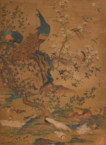 沈铨 (1682-1760) 百鸟朝凤