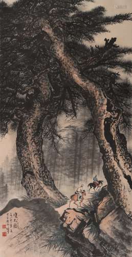黎雄才 (1910-2001) 护松图