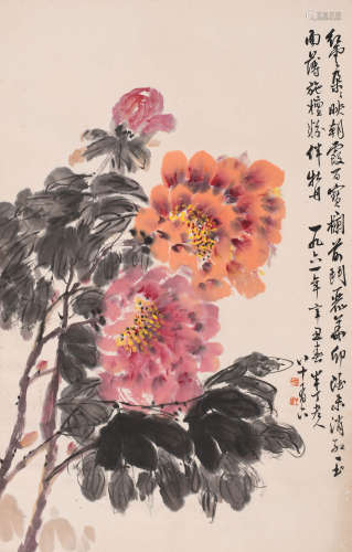 陈半丁 (1876-1970) 牡丹
