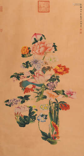 慈禧 (1835-1908) 花卉