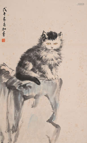 蒋兆和 (1904-1986) 猫