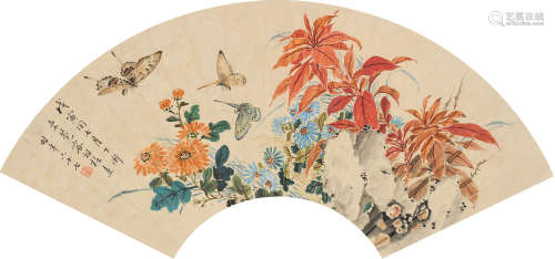 容祖椿 (1872-1944) 花蝶图