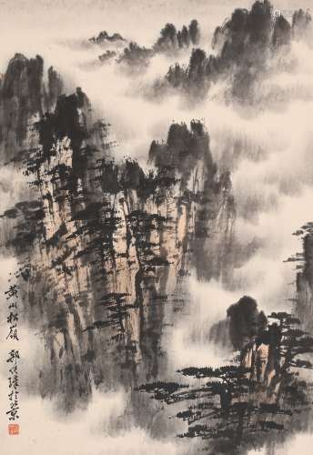 郭传璋 (1912-1990) 黄山松岭