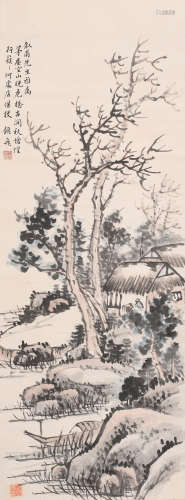 顾飞 (1907-2008) 溪山幽居图