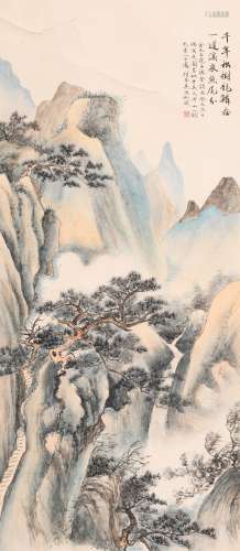 吴湖帆 (1894-1968) 松瀑图