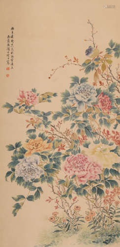 汤世澍 (1831-1903) 国色天香