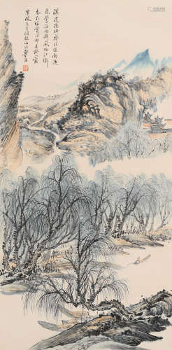 郑午昌 (1894-1952) 垂钓图