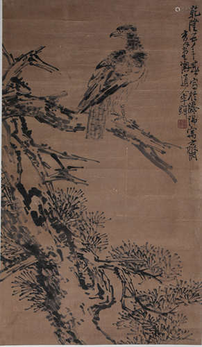 李鱓花鸟画立轴