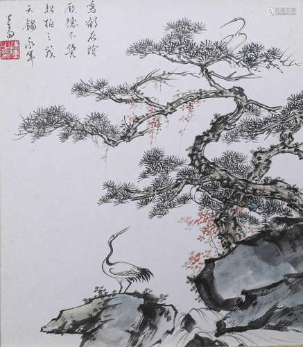 溥儒画框