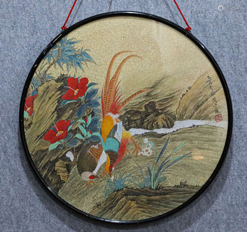 于非闇花鸟画框