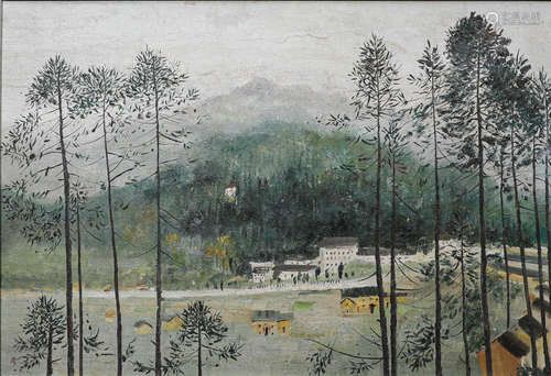 吴冠中油画
