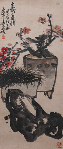 吴昌硕画心