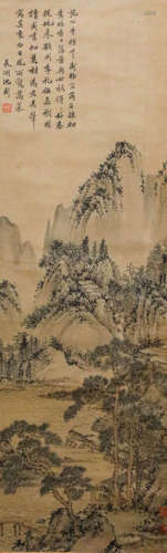 清代吴湖帆立轴